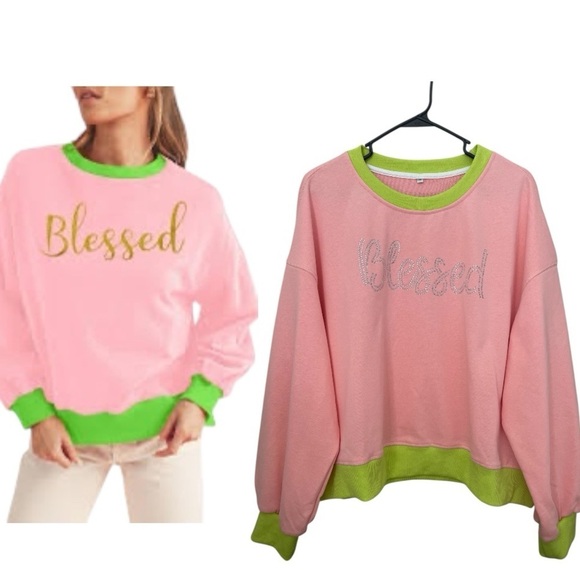 Blessed Rhinestone Sweatshirt - Picture 3 of 10